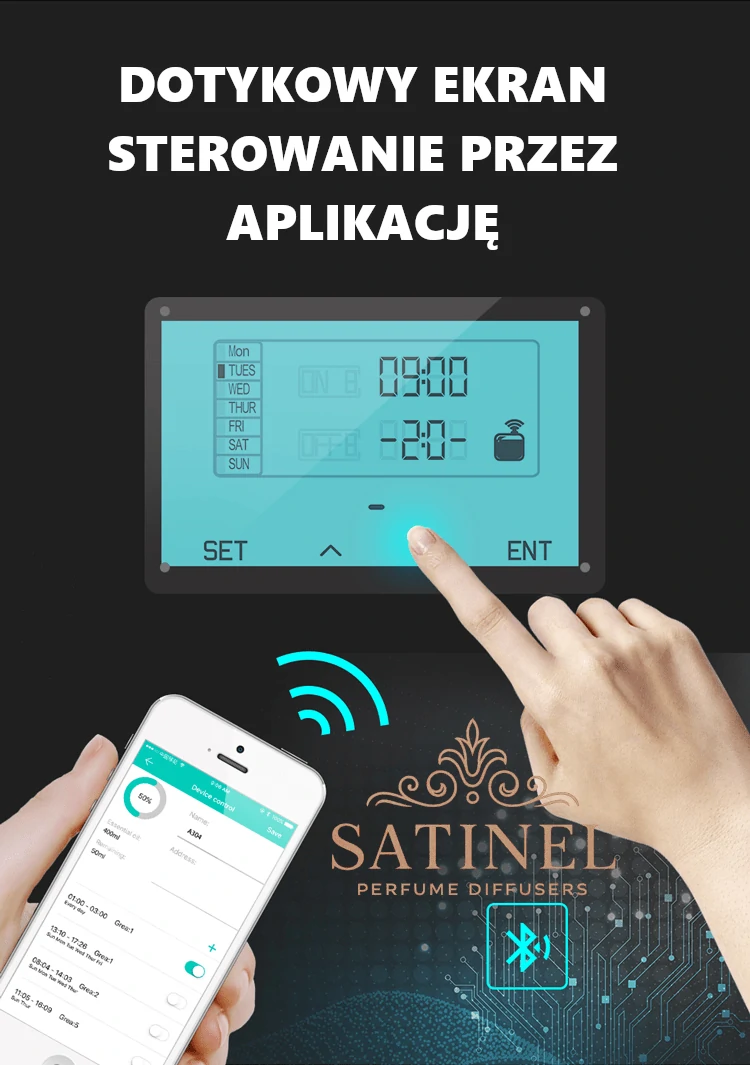 Wyświetlacz dyfuzora zapachowego SATINEL GRAND PRO